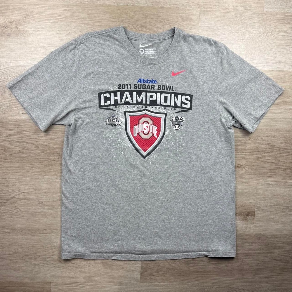 Vintage 2011 Nike Ohio State Sugar Bowl Champions Tee XL
